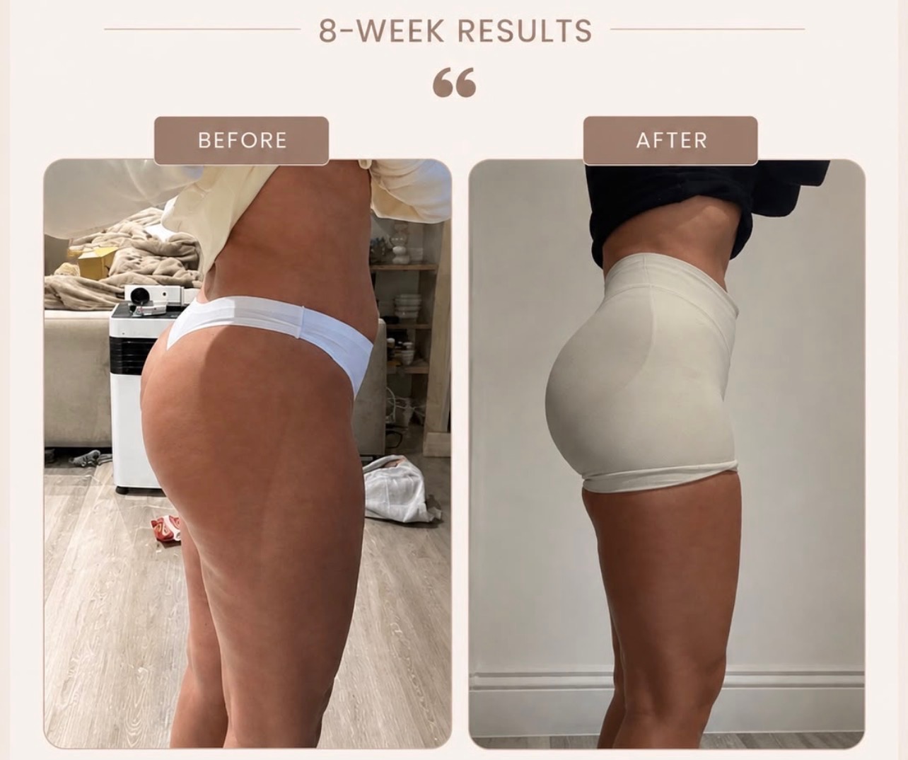 Client transformation — 8 week results
