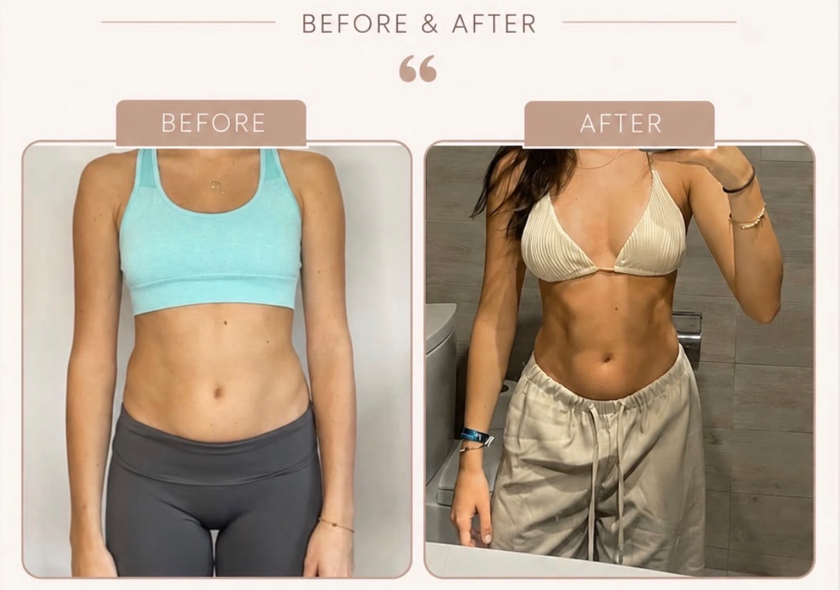 Client transformation — 2.7kg down
